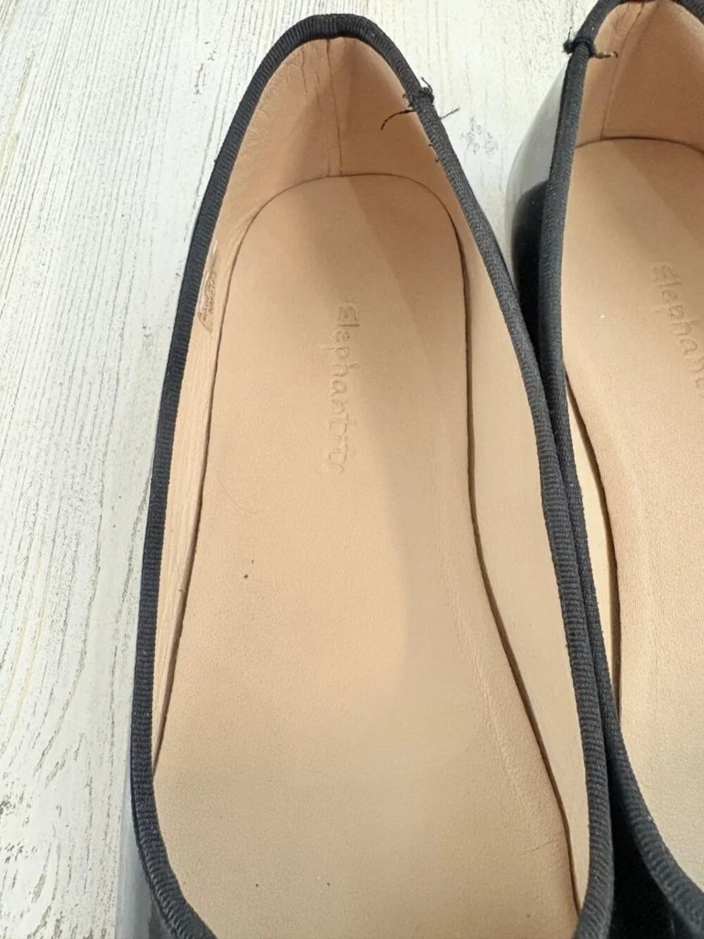 Elephantito Black Patent Ballet Flats Shoes Girls Sz 34 3